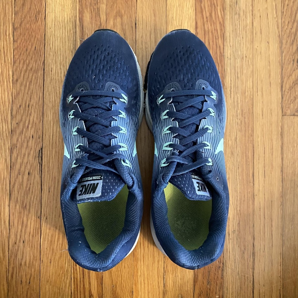 Nike Air Zoom Pegasus 34 Shoes Womens Size 8.5 Blue Mint Running 880560-405 - Picture 5 of 11